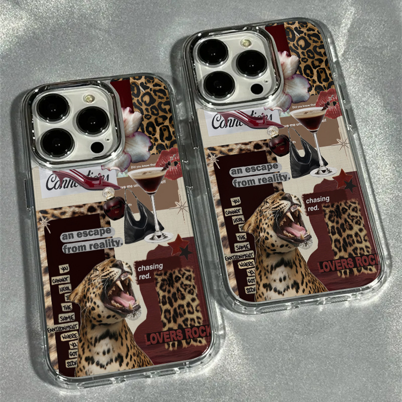 Apple Iphone 15 Pro Max - Vintage tarzı şarap kadehi desenli iPhone