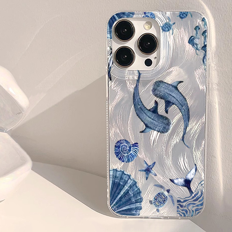 Samsung Galaxy A55 - Okyanus Hayvanları Balina Kaplumbağa Trend Telefon